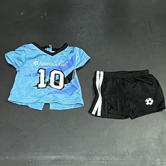 American Girl Truly Me Soccer Shirt and Shorts - Picture 1 of 7